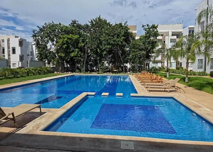 Encantador Departamento En * Playa del Carmen