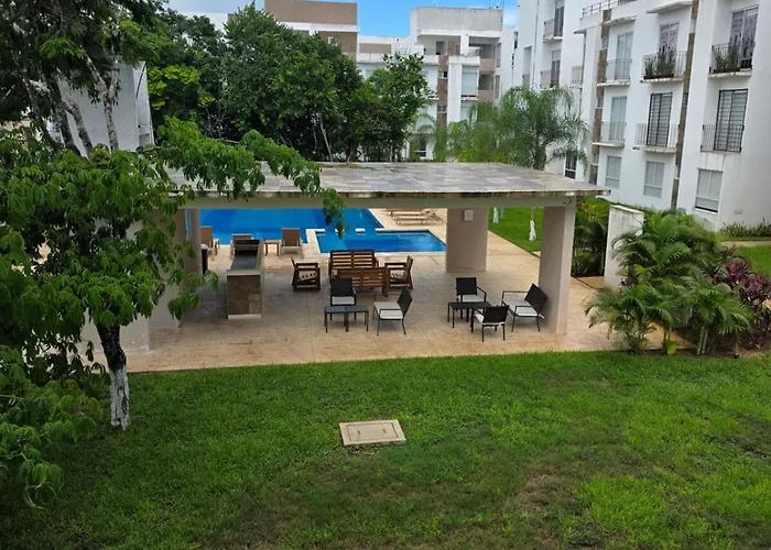 Encantador Departamento En Playa del Carmen