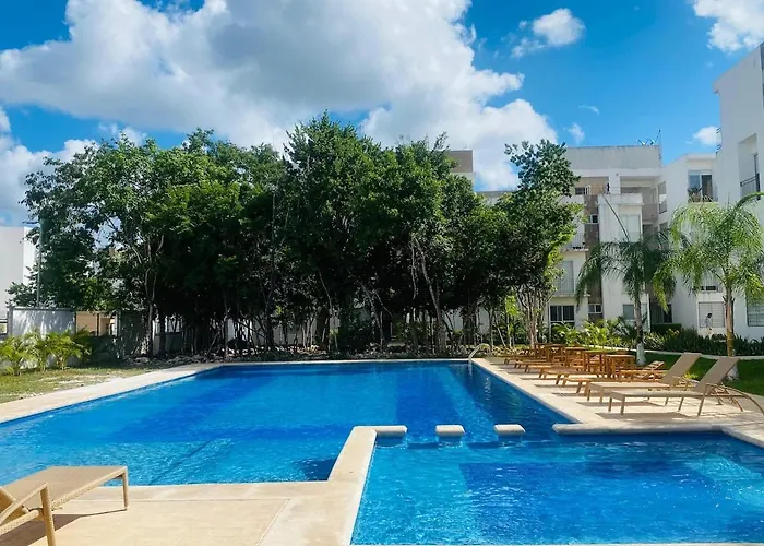 Encantador Departamento En Playa del Carmen